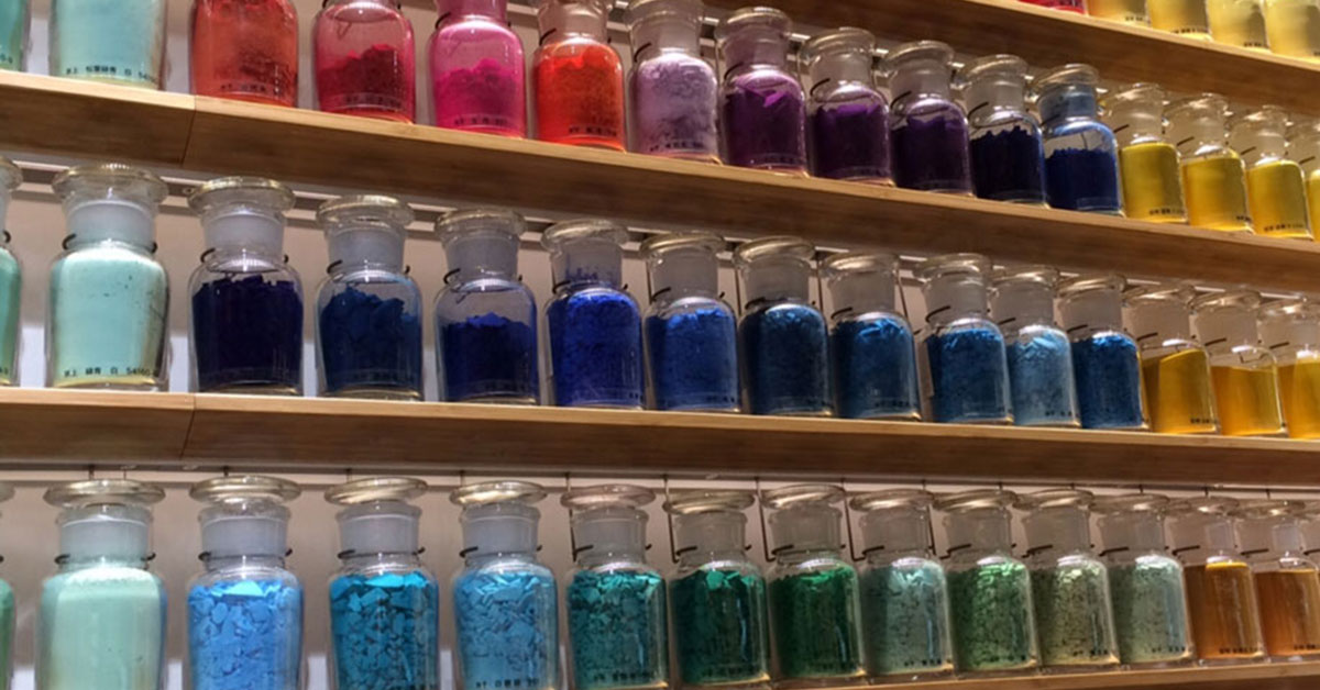 Pigments by type ColourLex