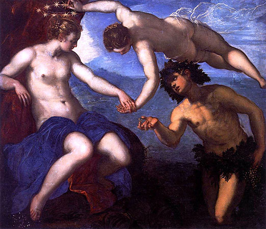 Tintoretto, Bacchus and Ariadne, 1578