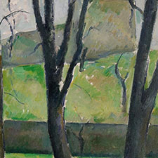 Cézanne-Chestnut-Trees-at-Jas-de-Bouffan-detail-dep-yellow-grass