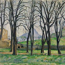 Cézanne, Chestnut Trees at Jas de Bouffan