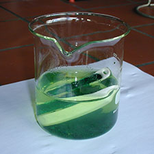 preparation of hydrated chromium oxide 5