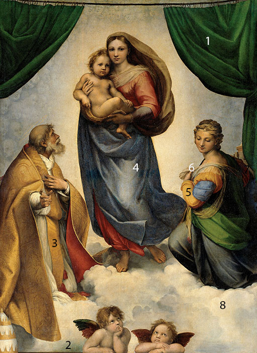 Raphael-The-Sistine-Madonna-pigments