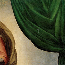 Raphael_-_Sistine_Madonna_1513-14_1513-14-pigmente-drapery-1