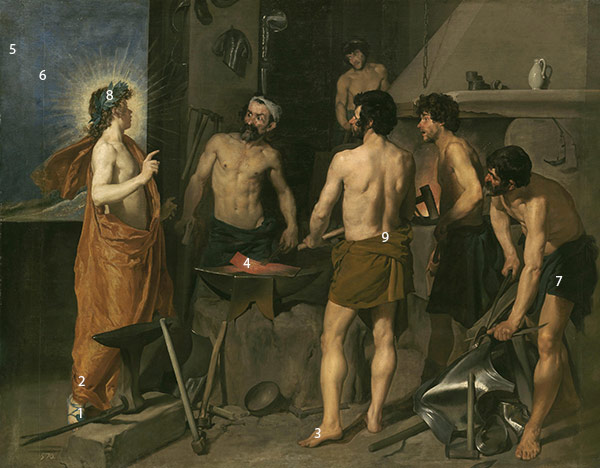 Velázquez-in-the-forge-of-vulcan-pigments