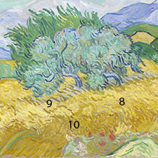 van-Gogh-a-Wheatfield-with-cypresses-pigments-field-8-10
