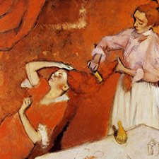 Degas, Combing the Hair