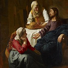 Vermeer, Christ in the House of Martha and Mary