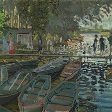 Claude Monet, Bathers at La Grenouillère