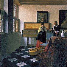 Vermeer, The Music Lesson
