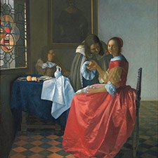 Vermeer, The Girl with a Wine Glass