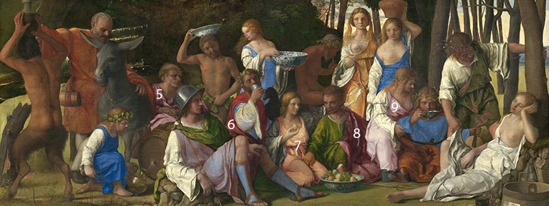 Bellini-The-Feast-of-the-gods-pigments-5-9