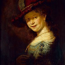 Rembrandt, A Young Lady Smiling