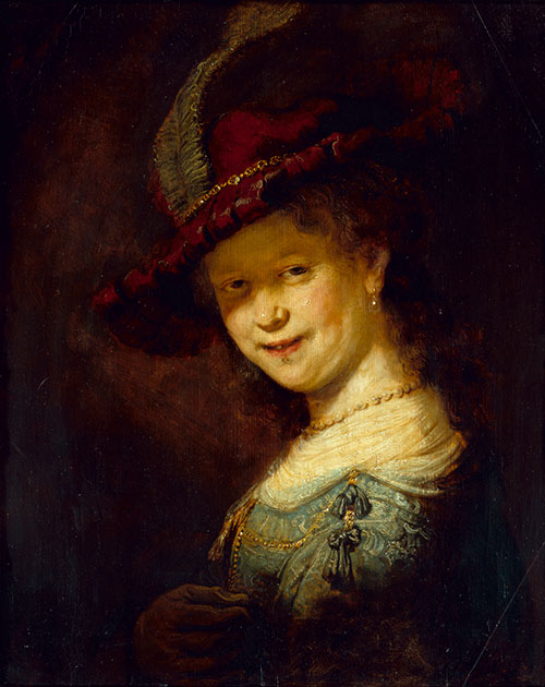 Rembrandt-a-Young-Lady-Smiling