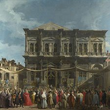 Canaletto, The Feast Day of Saint Roch