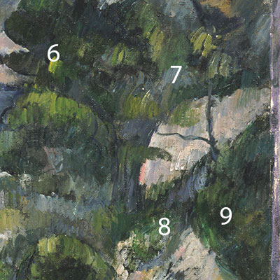 Cézanne-Bay-of-l'Estaque-6-7-8-9