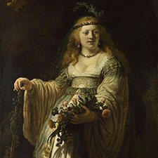 Rembrandt, Saskia in Arcadian Costume