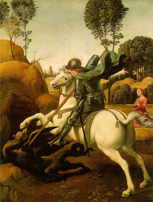Raphael-Saint-george-and-the-dragon