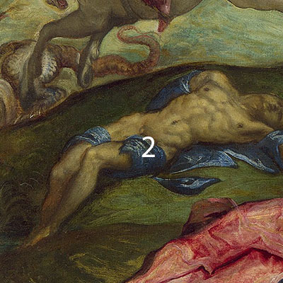 Tintoretto-saint-george-and-the-dragon-pigments-2