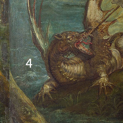 Tintoretto-saint-george-and-the-dragon-pigments-4