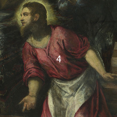 Tintoretto-Christ-washing-the-Feet-of-the-Disciples-pigments-4