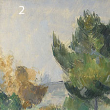 Paul-Cezanne-Hillside-in-Provence-pigments-2
