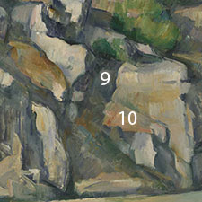 Paul-Cezanne-Hillside-in-Provence-pigments-9-10