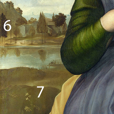 Raphael-Saint-Catherine-of-Alexandria-pigments-6-7