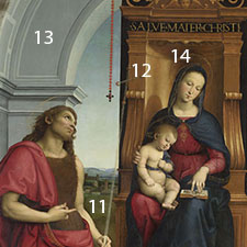 Raphael-The-Ansidei-Madonna-pigments_11-12-13-14