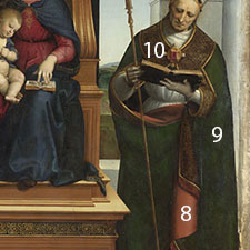 Raphael-The-Ansidei-Madonna-pigments_8-9-10