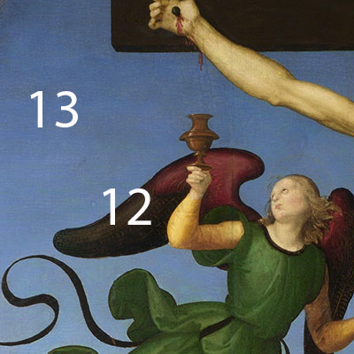 Raphael-The-Mond-Crucifixion-pigments-12-13