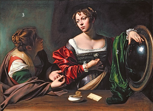 Caravaggio-Martha-and-Mary-Magdalene-pigments
