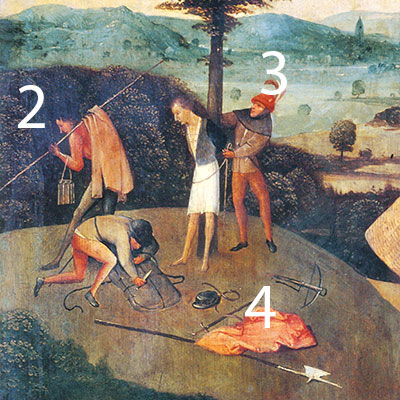 Hieronymus_Bosch_The_Hay_Wain-Triptych-pigments-closed-2-3-4