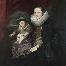 Van Dyck, Portrait of a Woman and a Child