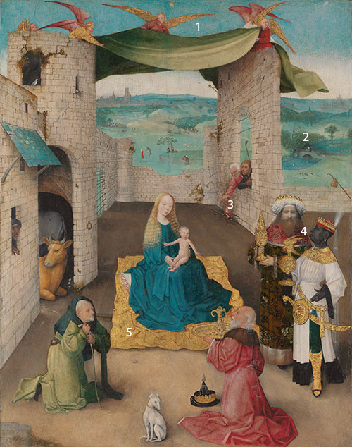 Hieronymus-Bosch-Adoration-of-the-Magi-NY-pigments