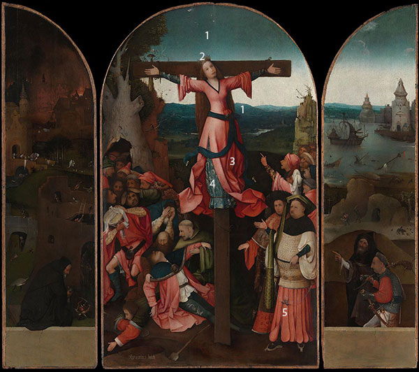 Hieronymus-Bosch-Saint-Wilgefortis-Triptych-pigments