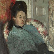 Degas, Portrait of Elena Carafa