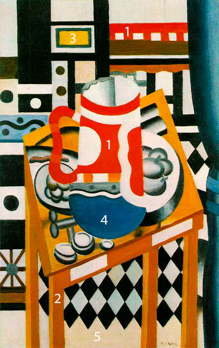 Leger-still-life-with-a-beer-mug-pigments
