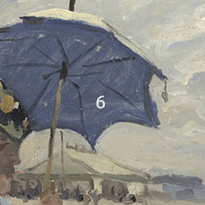 Monet-The-Beach-at-Trouville-pigments-6