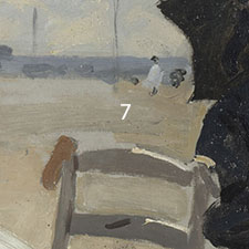 Monet-The-Beach-at-Trouville-pigments-7