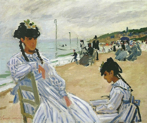 Monet_On-the-Beach-at-Trouville