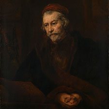 Rembrandt, An Elderly Man as Saint Paul
