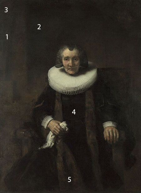 Rembrandt-Portrait-of-Margarethe-de-Geer-pigments