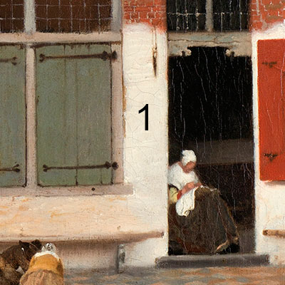Vermeer Little Street In Delft Pigmente 1 