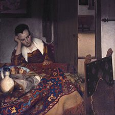 Vermeer, A Maid Asleep