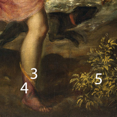 Titian-Death-of-Actaeon-pigments-3-4-5