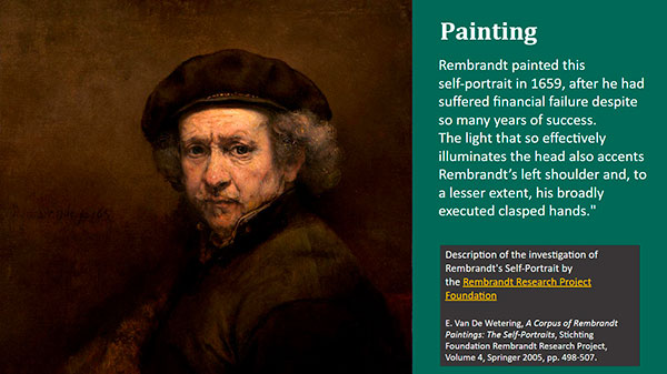 Rembrandt-Self-portrait-basic-information