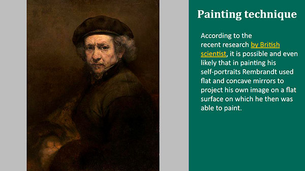 Rembrandt-Self-portrait-technique