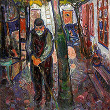 Edvard Munch, Old Man in Warnemünde