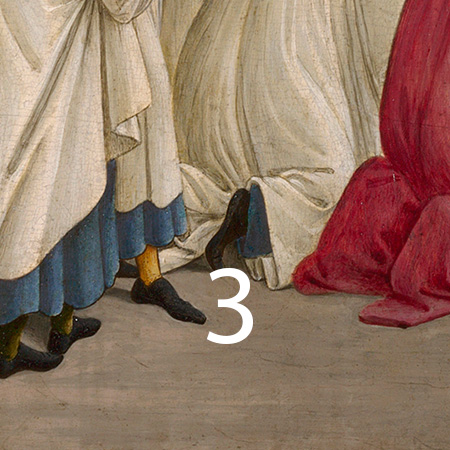 Botticelli-Three-Miracles-of-Saint-Zenobius-London-pigments-3