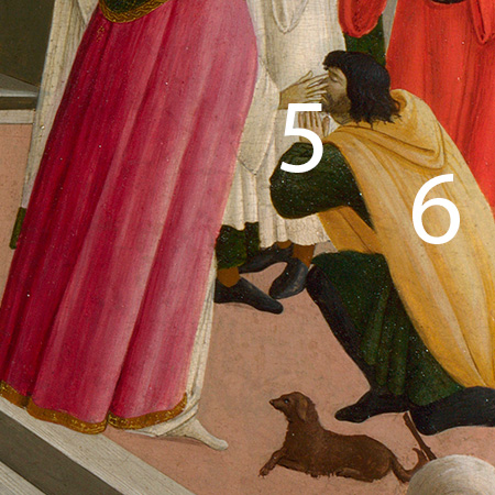 Botticelli-Three-Miracles-of-Saint-Zenobius-London-pigments-5-6